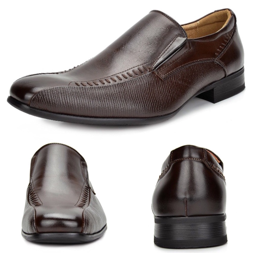 NEW Men’s Bruno Leather Lined Dress Shoes Loafers